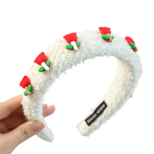 YIZITU Glitzer Weihnachten Thema Stirnbänder Kopfbedeckung Glitzer Hair Hoop Für Weihnachten Kopfbedeckung Zettel Party Supplies Festival Haarzubehör Für Kinder von YIZITU