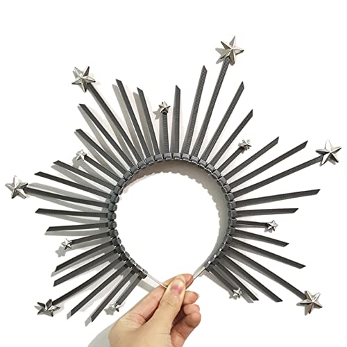 YIZITU Halocrown Halocrown Stirnband Griechisch Krone Sungoddess Kopfstück Stirnband Göttin von YIZITU