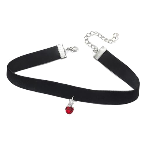 YIZITU Heart Anhänger Halskette Einstellbare Kette Schwarzer Samtiger Chokerketten Accessoires Kette Für Frauen Charmant Zirkon Herz Anhänger Halskette YIZITU Heart Anhänger Halskette Einstellbare Kette Schwarzer Samtiger Chokerketten Accessoires Kette Für Frauen Charmant Zirkon Herz Anhänger Halskette von YIZITU