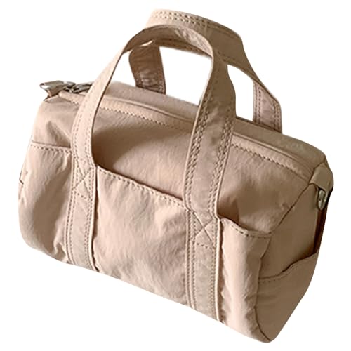 YIZITU Koreanische Umhängetasche für Damen und Mädchen, Top-Griff, Handtasche, Nylon, Schultertasche, modisch, Kuriertasche, koreanische Schultertasche, modische Handtasche, Nylon-Umhängetasche von YIZITU