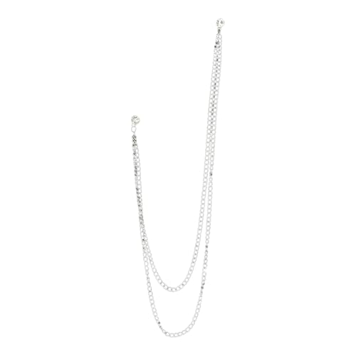 YIZITU Kristallhänge Kette Brosche Anzug Pin Hemd Stollen Lappelstift Accessoires Für Männer Gold/Silberkette Quasten Broschen Stifte Für Männer YIZITU Kristallhänge Kette Brosche Anzug Pin Hemd Stollen Lappelstift Accessoires Für Männer Gold/Silberkette Quasten Broschen Stifte Für Männer von YIZITU
