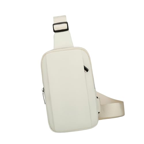 YIZITU Lässige Unisex-Umhängetasche, leichte und praktische Cheset-Tasche, Schultertasche, für tägliches Pendeln und Freizeit, Reisen, Büro, Pendler, beige, One Size YIZITU Lässige Unisex-Umhängetasche, leichte und praktische Cheset-Tasche, Schultertasche, für tägliches Pendeln und Freizeit, Reisen, Büro, Pendler, beige, One Size von YIZITU