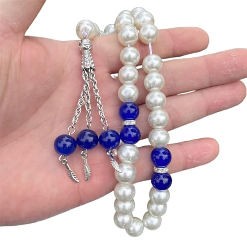 YIZITU Langlebige Gebetsperlen Armband Perlen Armband Religiöse Handgelenk Schmuck Religiöse Accessoires Nachahmung Perlenmaterial von YIZITU