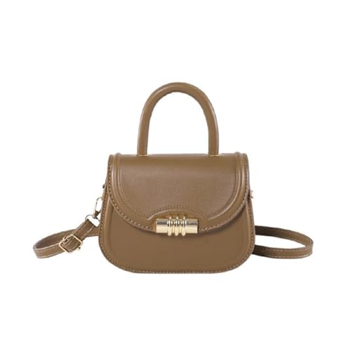 YIZITU Leichte Damen-Umhängetasche, klein, PU-Leder, Satteltasche, Umhängetasche, Geldbörse für den täglichen Gebrauch, khaki, One Size YIZITU Leichte Damen-Umhängetasche, klein, PU-Leder, Satteltasche, Umhängetasche, Geldbörse für den täglichen Gebrauch, khaki, One Size von YIZITU