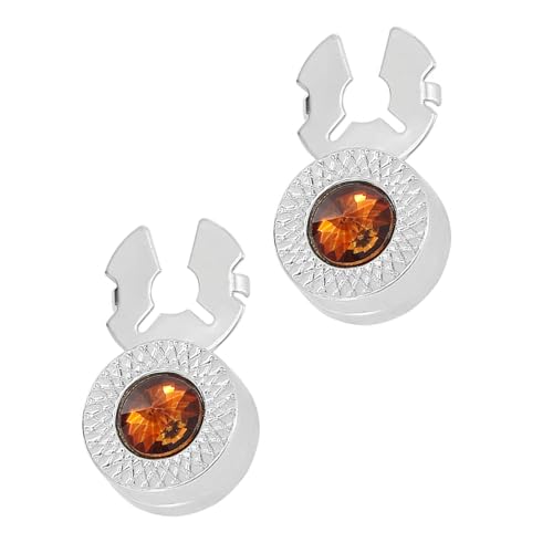 YIZITU Metall Shirt Knopfabdeckungen Runde Manschettenknöpfe Katzen Sehknopfabdeckungen Business Manschettenlinks Für Blusen Dekoration Katzen Eye Runde Manschettenknöpfe Business Manschettenlinks von YIZITU