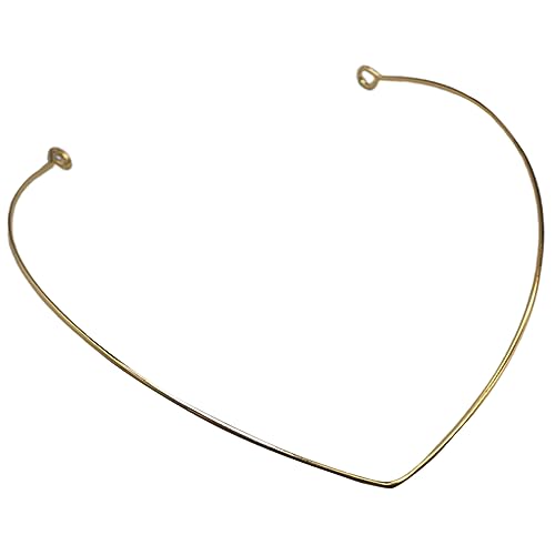 YIZITU Metall Stirnbänder Damen Hair Bastel Dünne Metalldraht Frame Haarbandkopfbänder Weihnachtsgeschenkschmuck Haare Haken Für Clip Handwerk von YIZITU