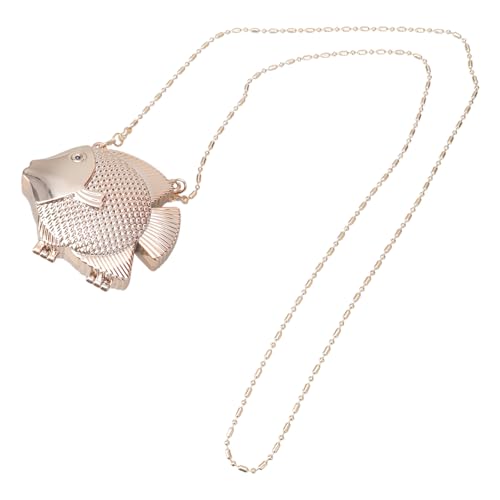 YIZITU Minis Abendtasche für Damen, modische Handtasche, Umhängetasche, Clutch, Umhängetasche, Abendtasche, Clutch, Geldbörse, gold, One Size von YIZITU