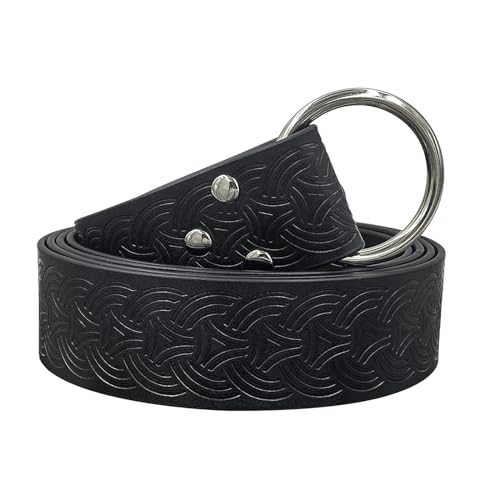 YIZITU Mittelalterlich Geprägter Münzmuster Taillengürtel Pu Einstellbarer Gürtel Teen von YIZITU