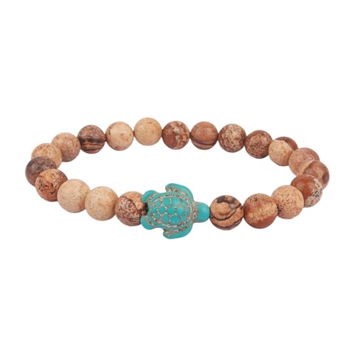 YIZITU Mode Elastische Walschildkröten Armband Unterstützung Georgias Aquarium Tragbares Accessoire Für Männer Und Frauen Freizeitkleidung Strand Urlaub Schmuck von YIZITU