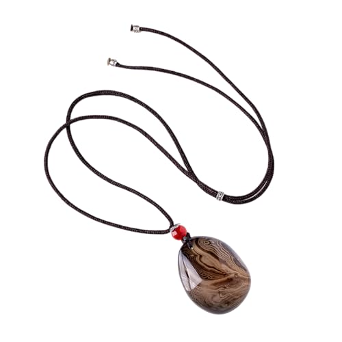 YIZITU Modische Damen-Halskette aus natürlichen Achaten mit einzigartigen Formen und angenehmem Tragekomfort für jeden Anlass von YIZITU