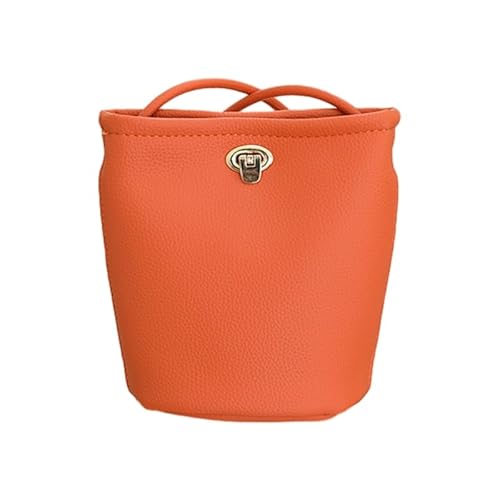 YIZITU Modische Damen-Umhängetasche, kleine Umhängetasche, PU, Handytasche, Damen, Geldbörse, Karte, Clutch, Geldbörse, Orange von YIZITU