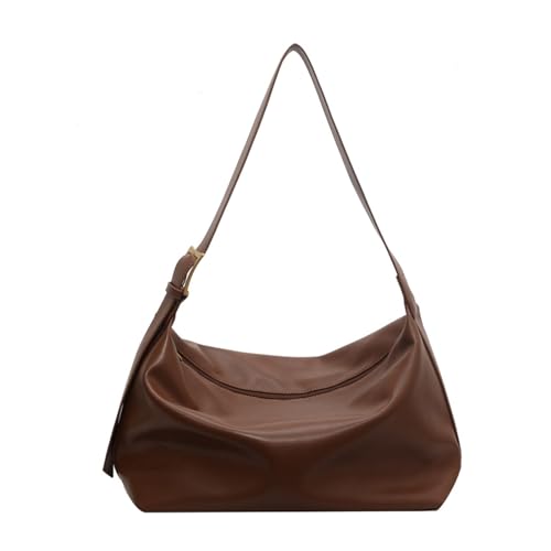 YIZITU Modische Einkaufstasche mit großem Fassungsvermögen, Crossbody-Taschen für Pendler, Schule und Reisen, Damen-Schultertaschen, coffee, One Size YIZITU Modische Einkaufstasche mit großem Fassungsvermögen, Crossbody-Taschen für Pendler, Schule und Reisen, Damen-Schultertaschen, coffee, One Size von YIZITU
