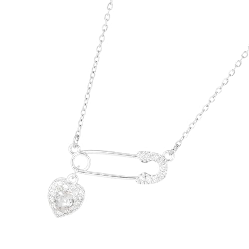 YIZITU Modische Moderne Herzförmige Stecknadel Halskette Elegante Robuste Kupferschmuck Komfortable Mode Special Geschenke Ideen Frauen Mode Halskette YIZITU Modische Moderne Herzförmige Stecknadel Halskette Elegante Robuste Kupferschmuck Komfortable Mode Special Geschenke Ideen Frauen Mode Halskette von YIZITU