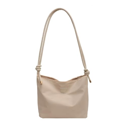 YIZITU Modische Tasche, minimalistische Umhängetasche, Nylon, vielseitige Reisetasche für Damen und Mädchen, beige von YIZITU