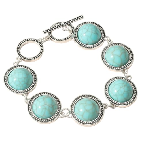 YIZITU Modischer Damen-Armreif im Vintage-Stil mit stabilen Perlen und verstellbaren, elastischen Designs, Einheitsgröße, Wie beschrieben von YIZITU