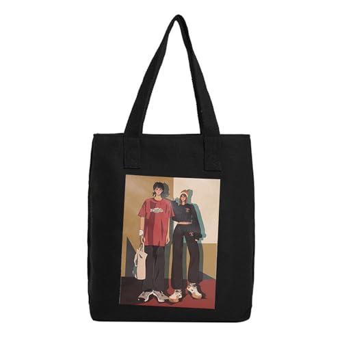 YIZITU Multifunktionale Canvas-Tragetasche, reichlich Platz und geräumige Umhängetasche für Pendler, für Damen und Herren, Geschenk, große Kapazität, stilvolle und funktionale Arbeit und Schule von YIZITU