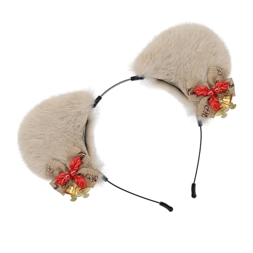 YIZITU Neujahr Stirnbandfoto Requisiten Lustige Stirnband Party Mistel Karaoke Party Haare HAISE Weihnachtsbow Für Weihnachtsbühne Anime Kostüm von YIZITU