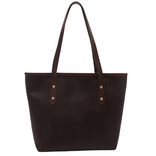 YIZITU PU Leder Umhängetasche Herbst Winter Unterarmtasche Große Kapazität Handtasche Pendeln Einfache Achsel Für Reisen Frauen Große Kapazität Achsel Einfache Handtasche Herbst Winter Schulter, braun YIZITU PU Leder Umhängetasche Herbst Winter Unterarmtasche Große Kapazität Handtasche Pendeln Einfache Achsel Für Reisen Frauen Große Kapazität Achsel Einfache Handtasche Herbst Winter Schulter, braun von YIZITU