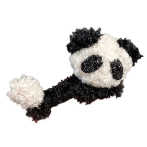 YIZITU Plüsch Panda Form Haarspange/Haarseil/Stirnband Weihnachten Karneval Haarseil Für Frauen Teenager Beim Fotografieren Rutschfest von YIZITU