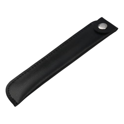 YIZITU Retro-Federmäppchen aus PU-Leder, mit Knopf, einfarbiges Federmäppchen, Schule, Bürobedarf, einzelnes Federmäppchen mit Knopf, Stifteetui aus PU-Leder für die Schule, Schwarz YIZITU Retro-Federmäppchen aus PU-Leder, mit Knopf, einfarbiges Federmäppchen, Schule, Bürobedarf, einzelnes Federmäppchen mit Knopf, Stifteetui aus PU-Leder für die Schule, Schwarz von YIZITU