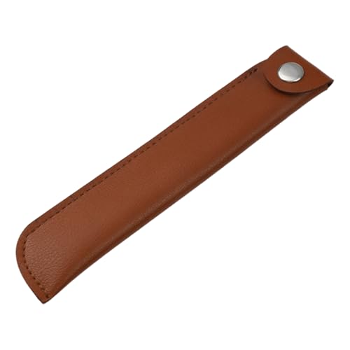 YIZITU Retro-Federmäppchen aus PU-Leder, mit Knopf, einfarbiges Federmäppchen, Schule, Bürobedarf, einzelnes Federmäppchen mit Knopf, Stifteetui aus PU-Leder für die Schule, braun YIZITU Retro-Federmäppchen aus PU-Leder, mit Knopf, einfarbiges Federmäppchen, Schule, Bürobedarf, einzelnes Federmäppchen mit Knopf, Stifteetui aus PU-Leder für die Schule, braun von YIZITU