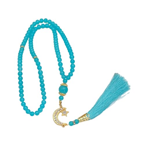 YIZITU Rosenkranz 99 Stück Tasbih Perlen Rosenkranz Gebetsgeschenke für Frauen Männer Religiöses Amulett 99 Count Tasbih YIZITU Rosenkranz 99 Stück Tasbih Perlen Rosenkranz Gebetsgeschenke für Frauen Männer Religiöses Amulett 99 Count Tasbih von YIZITU