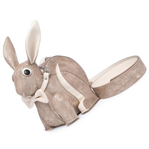 YIZITU Schöne Umhängetasche in Kaninchenform für Damen, Dating-Tasche, PU-Leder, Crossbody, Pendeln, stilvolle Schultertasche, PU-Leder, Umhängetasche für Damen, für den Alltag, schöne Schulterform YIZITU Schöne Umhängetasche in Kaninchenform für Damen, Dating-Tasche, PU-Leder, Crossbody, Pendeln, stilvolle Schultertasche, PU-Leder, Umhängetasche für Damen, für den Alltag, schöne Schulterform von YIZITU
