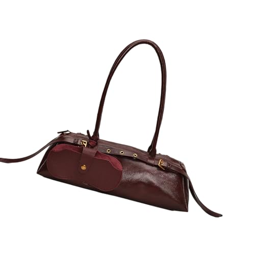 YIZITU Schultertaschen für Damen, Geldbörse, Umhängetasche, trendige Ledertasche, elegante Hoboes-Handtasche, Unterarmtasche, trendige Unterarmtasche, rot, One Size YIZITU Schultertaschen für Damen, Geldbörse, Umhängetasche, trendige Ledertasche, elegante Hoboes-Handtasche, Unterarmtasche, trendige Unterarmtasche, rot, One Size von YIZITU