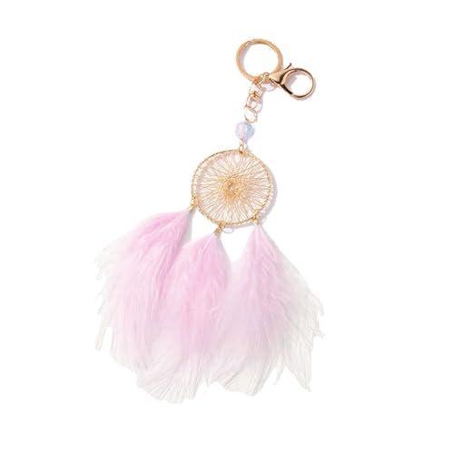 YIZITU Simple Dream Catcher Charm Keychains Hanging Ornament Pendant Car Keyring Backpack Decoration Bag Charm Dream Catcher Keychain Key Holder For Backpack Party Favor von YIZITU
