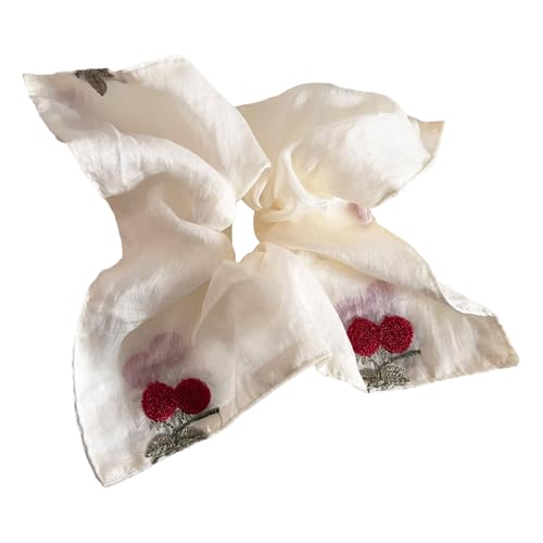YIZITU Stickerei Blumenhaar Scrunchie Mit Spitze Design Elastischer Haarband Ponytailhalter Handgelenk Accessoire Für Frauen Reisen Verschleiß Haarkrawatte YIZITU Stickerei Blumenhaar Scrunchie Mit Spitze Design Elastischer Haarband Ponytailhalter Handgelenk Accessoire Für Frauen Reisen Verschleiß Haarkrawatte von YIZITU