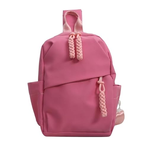 YIZITU Stilvolle Brusttasche für Schüler und Jugendliche Große Kapazität Schultertasche Messenger für Schule und Alltag, rose pink von YIZITU