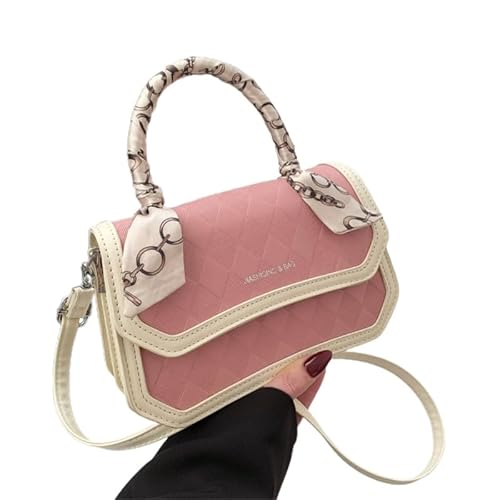 YIZITU Stilvolle gesteppte Schultertasche für Damen, modische und vielseitige Handtasche, perfekt für den täglichen Gebrauch und Reisen, rose von YIZITU