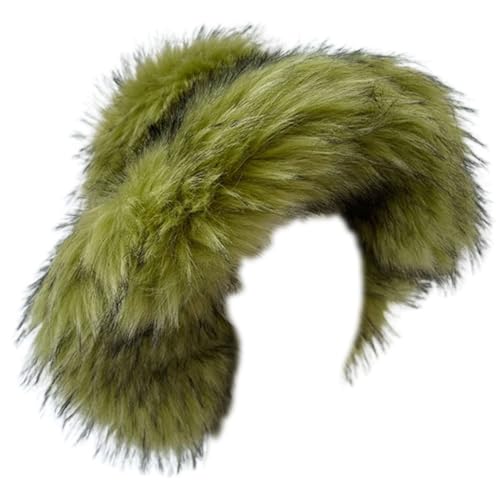 YIZITU Süße Mädchen Plüsch Eimer Niedliche Damen Mütze Faux Pelze Design Frau Teenager Lässige Winter He Warm Plüsch Eimer Für Frauen Fuzzy Hats Winter von YIZITU