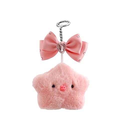 YIZITU Telefon Charme Langlebiger Schlüsselbund Für Mädchen Taschen Bowknot Anhänger Mobiltelefon Back Clip Rucksack Anhänger Charm Bowknot Keychain von YIZITU