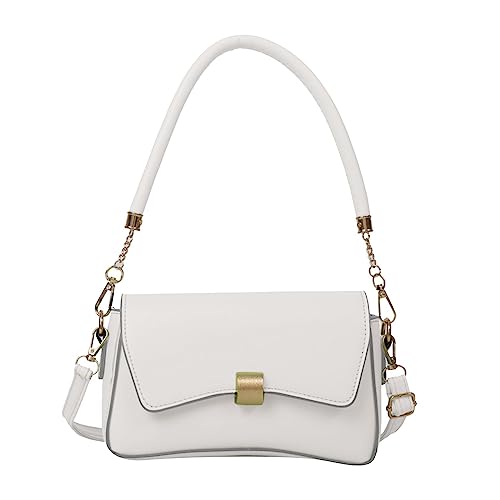 YIZITU Tragetasche Freizeit Mode Achseltasche Große Kapazität PU Schulter Mädchen Frauen Trendy Crossbody Unterarm Schulter Geldbörse von YIZITU