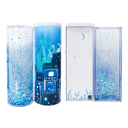 YIZITU Translucent Bleistift Für Fall Multifunktion Für Kreative Zylindrische Kalifornien Marmor von YIZITU