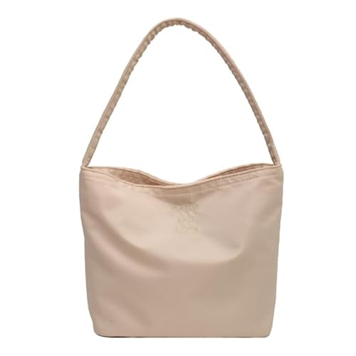 YIZITU Trendige Handtasche, modisch, lässig, vielseitig, für Damen und Mädchen, große Kapazität, beige von YIZITU