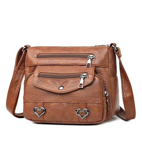 YIZITU Trendige Umhängetasche mit mehreren Fächern Stilvolle Unisex Crossbody Tasche Retro Appeal Geeignet für verschiedene Anlässe YIZITU Trendige Umhängetasche mit mehreren Fächern Stilvolle Unisex Crossbody Tasche Retro Appeal Geeignet für verschiedene Anlässe von YIZITU