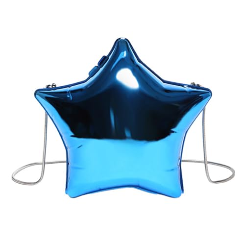 YIZITU Umhängetasche in Sternform für Damen, Acryl, Umhängetasche, Abend-Clutch, Geldbörse, Shopping, Dating-Tasche, Damen, Abend-Clutch, Geldbörse, Sternform, Umhängetasche, trendiger Abend, blau YIZITU Umhängetasche in Sternform für Damen, Acryl, Umhängetasche, Abend-Clutch, Geldbörse, Shopping, Dating-Tasche, Damen, Abend-Clutch, Geldbörse, Sternform, Umhängetasche, trendiger Abend, blau von YIZITU