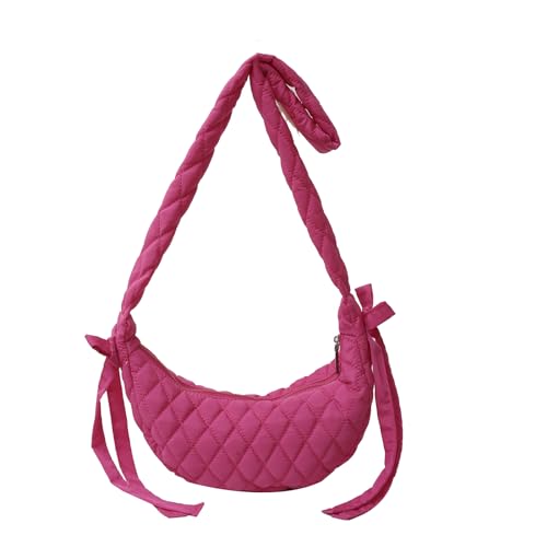 YIZITU Umhängetasche mit großem Fassungsvermögen für Damen, Gittermuster, Umhängetasche, Kuriertasche, trendig, Knödel, Einkaufen, große Kapazität, Crossbody-Tasche für Damen, Gittermuster von YIZITU