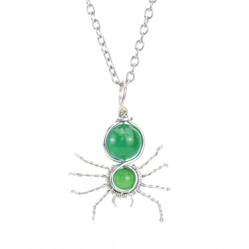 YIZITU Verstellbare Mehrere Naturstein Halsketten Drahtverpackung Kristall Spinnen Anhänger Necke Kids Kinder Tägliche Verzierung Ornamente Einzigartige Und Stilvolle Schlüsselbeutel Kette YIZITU Verstellbare Mehrere Naturstein Halsketten Drahtverpackung Kristall Spinnen Anhänger Necke Kids Kinder Tägliche Verzierung Ornamente Einzigartige Und Stilvolle Schlüsselbeutel Kette von YIZITU