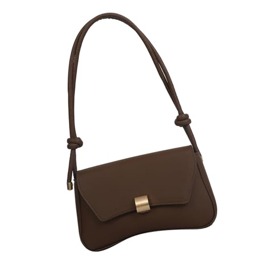 YIZITU Vintage Damen Umhängetasche PU Leder Crossbody Geldbörse mit Metallschnalle Geräumige Unterarm-Handtasche für Arbeit oder Einkaufen Damen Crossbody Geldbörse, Kaffeebraun, One Size YIZITU Vintage Damen Umhängetasche PU Leder Crossbody Geldbörse mit Metallschnalle Geräumige Unterarm-Handtasche für Arbeit oder Einkaufen Damen Crossbody Geldbörse, Kaffeebraun, One Size von YIZITU
