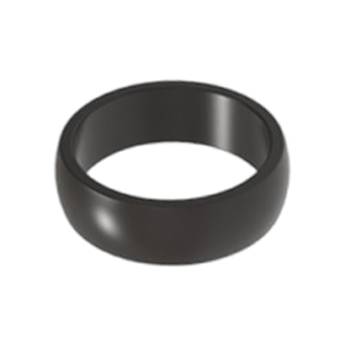 YIZITU Wasserdichte flexible Silikonbänder, Unisex, Sport-Themen-Ringe, Fingerzubehör für Strand und Fitness-Abenteuer, modischer Silikonring, Schwarz, Wie beschrieben, Wie beschrieben von YIZITU