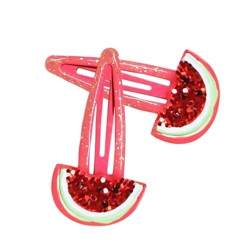 YIZITU Wassermelon Haarnadelfrucht Kopfbedeckung Kopfbedeckte Geburtstag Fun Headwear Wassermelonen Haarclip Kopfbewegung Spaß Für Frauen Weihnachten Halloween Kostüm von YIZITU