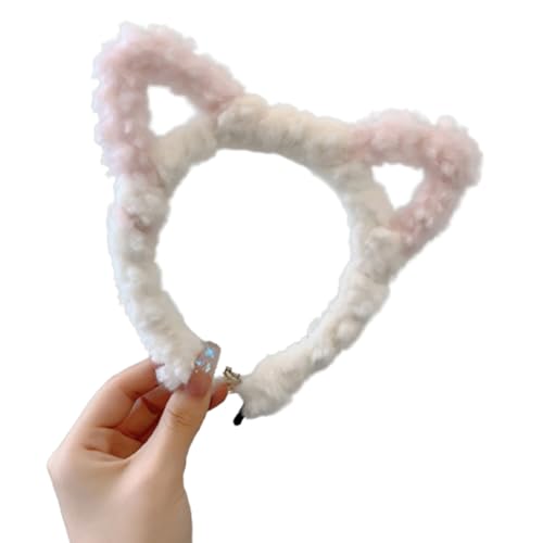 Zarte Plüsch-Ohr-Haarbänder, Party-Dekoration für Mädchen und Damen, Foto-Requisiten, Spa-Stirnband zum Waschen des Gesichts Zarte Plüsch-Ohr-Haarbänder, Party-Dekoration für Mädchen und Damen, Foto-Requisiten, Spa-Stirnband zum Waschen des Gesichts von YIZITU