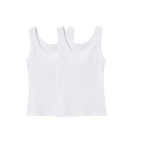 2er Pack Tank Top Damen - Rundhals Tank Tops Ärmellose Blusentop Baumwolle Unterhemd Leicht und Atmungsaktive Tops Einfarbig Ultra-Bequem Casual Weste Strand Vest Sommer Unterhemden 2er Pack Tank Top Damen - Rundhals Tank Tops Ärmellose Blusentop Baumwolle Unterhemd Leicht und Atmungsaktive Tops Einfarbig Ultra-Bequem Casual Weste Strand Vest Sommer Unterhemden von YIzdegg