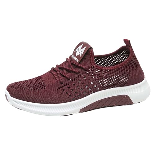 YIzdegg Bequeme Damen Wanderschuhe Outdoor Sportschuhe Sommerschuhe Leicht Atmungsaktiv Trekking Schuhe mit Memory Foam Komfort Einlage rutschfest für Lange Spaziergänge in Damengrößen von YIzdegg