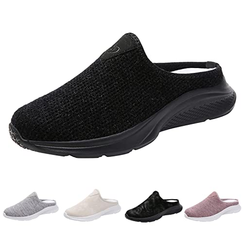 YIzdegg Damen Orthopädische Sandaletten Leicht Vermascht Atmungsaktiv Weite Größ H Komfort Walkingschuhe Sommerschuhe Mit Memory Foam Outdoor Sportschuhe Bequeme Trekking Sandalen Für Senioren von YIzdegg