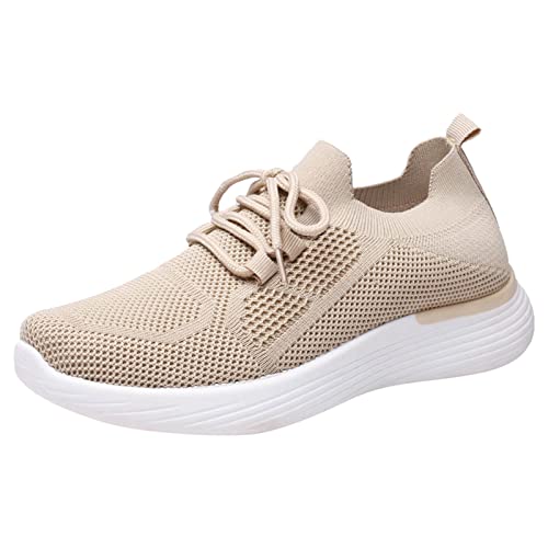 YIzdegg Damen Sneaker Laufschuhe rutschfest Turnschuhe Leichtgewichts Straßenlaufschuhe Atmungsaktiv Walkingschuhe Outdoor Tennisschuhe Weichen Sportschuhe Breathable Freizeitschuhe von YIzdegg