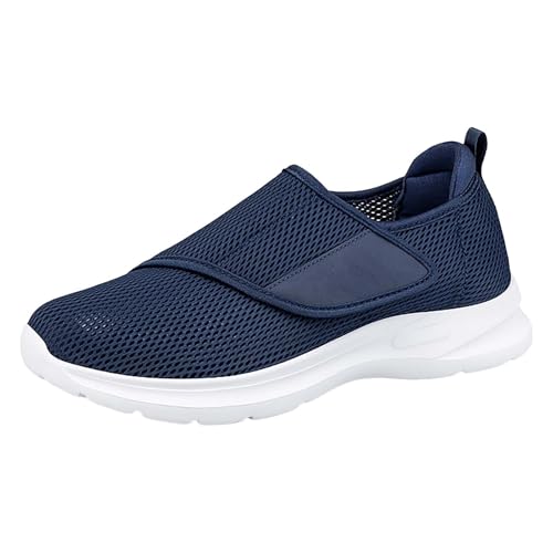 YIzdegg Damen Sneakers Paar Mesh Bequeme Freizeitschuhe große Größe Herren Freizeitschuhe Lunge Schuhe Herren Classic Walk (Blue, 45) von YIzdegg